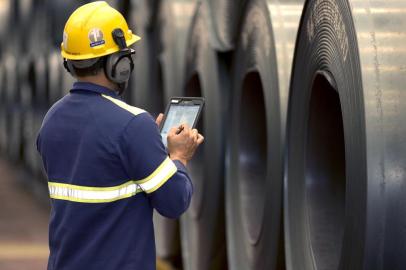 Produção na Gerdau (bobinas)