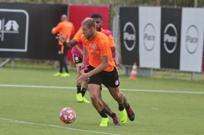  PORTO ALEGRE, RS, BRASIL, 24/01/2019- Treino do Inter que ocorreu nesta manhã. Na foto- Pedro Lucas. (FOTOGRAFO: FERNANDO GOMES / AGENCIA RBS)