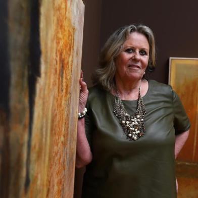  PORTO ALEGRE, RS, BRASIL, 16/01/2019: Artista plástica Denise Haesbaert  (FOTO) realiza bate-papo sobre a sua exposição Zeitgeist: Alquimia do Tempo, no Margs.  Indexador: ISADORA NEUMANN