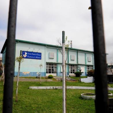  CAXIAS DO SUL, RS, BRASIl (18/09/2017) Greve nas Escolas Estaduais. Escolas Cristovão de Mendoza e Imigrante aderem a greve do magistério gaúcho. (Roni Rigon/Pioneiro).