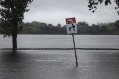  ROSÁRIO DO SUL, RS, BRASIL, 18-01-2019: Enchente atinge a Praia das Areias Brancas. (CARLOS MACEDO/ AGÊNCIA RBS)