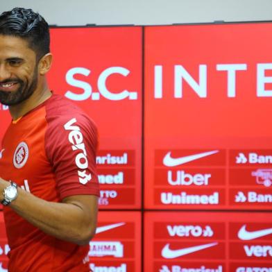  PORTO ALEGRE, RS, BRASIL, 18/01/2019- Apresentação de Santiago Tréllez novo jogador do Inter.(FOTOGRAFO: LAURO ALVES / AGENCIA RBS)