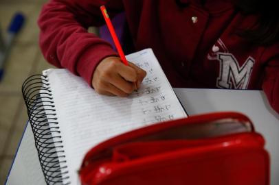  SÃO JOSÉ, SC, BRASIL, 03-09-2018: Centro Educacional Vila Formosa. Escola catarinense que mais cresceu no IDEB 2017.