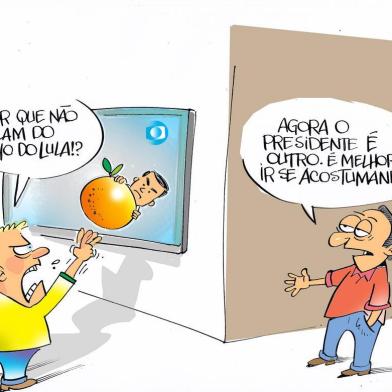 Charge de Iotti publicada em 22 de janeiro de 2019