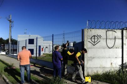  CACHOEIRINHA, RS, BRASIL, 22.01.2019. Criminosos rendem funcionários e assaltam depósito de rede varejista Via Varejo, em Cachoeirinha.FOTO: RONALDO BERNARDI/AGÊNCIA RBS