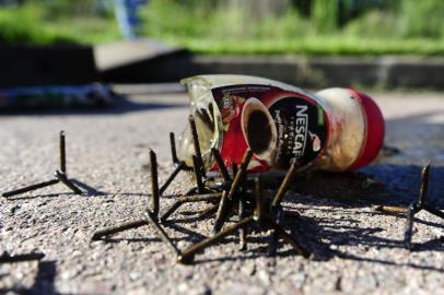  CACHOEIRINHA, RS, BRASIL, 22.01.2019. Criminosos rendem funcionários e assaltam depósito de rede varejista Via Varejo, em Cachoeirinha.FOTO: RONALDO BERNARDI/AGÊNCIA RBS