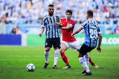  PORTO ALEGRE, RS, BRASIL, 12/05/2018 - Grêmio recebe o Inter na Arena, pela 05ª roda do Brasileirão 2018.(FOTOGRAFO: ANDERSON FETTER / AGENCIA RBS)