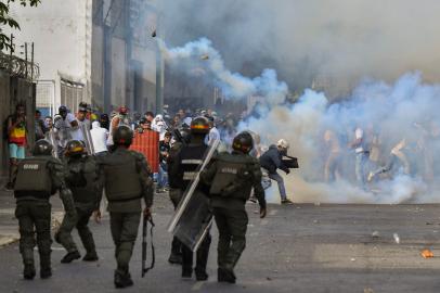 protestos em caracas, venezuela