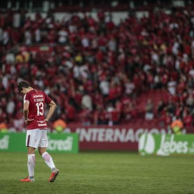  PORTO ALEGRE, RS, BRASIL, 24.01.2019. Internacional e Pelotas se enfrentam pela segunda rodada do Campeonato Gaúcho 2019 no estádio Beira-Rio, em Porto Alegre.Na foto, Rodrigo Dourado.FOTO: ANDRÉ ÁVILA/AGÊNCIA RBSIndexador: Andre Avila