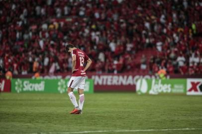  PORTO ALEGRE, RS, BRASIL, 24.01.2019. Internacional e Pelotas se enfrentam pela segunda rodada do Campeonato Gaúcho 2019 no estádio Beira-Rio, em Porto Alegre.Na foto, Rodrigo Dourado.FOTO: ANDRÉ ÁVILA/AGÊNCIA RBSIndexador: Andre Avila