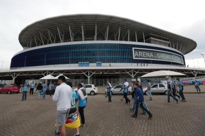  PORTO ALEGRE, RS, BRASIL 02/11/2016 - Grêmio enfrenta o Cruzeiro na Arena, na decisão para quem vai passar à final da Copa do Brasil 2016. (FOTO: ANDRÉ ÁVILA/AGÊNCIA RBS).