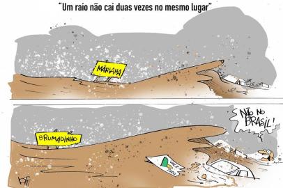 Charge de Iotti publicada em 26 de janeiro de 2019