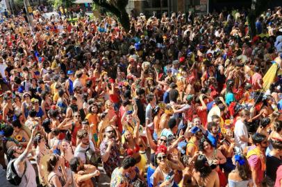  Porto Alegre, carnaval de rua  Bloco da Laje, no bairro Bonfim. Foto Júlio Cordeiro ag RBS 27/01/2019