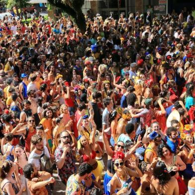  Porto Alegre, carnaval de rua  Bloco da Laje, no bairro Bonfim. Foto Júlio Cordeiro ag RBS 27/01/2019