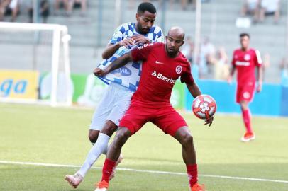  PORTO ALEGRE, RS, BRASIL - 27/01/2019 - São José e Inter se enfrentam no estádio Passo da Areia pela terceira rodada do Gauchão 2019. (Fernando Gomes/Agência RBS)