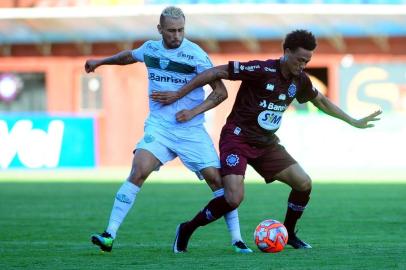  CAXIAS DO SUL, RS, BRASIL, 27/01/2018. Caxias x Avenida, jogo válido pela terceira rodada da primeira fase do Campeonato Gaúcho 2019, e realizado no estádio  Centenário. (Porthus Junior/Agência RBS)