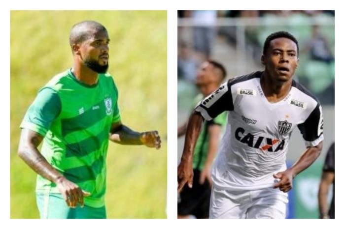 Montagem sobre fotos / Mourão Panda, América-MG e Bruno Cantini, Atlético-MG