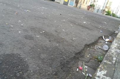 Rescaldo da violência na Estação Férrea no domingo, em Caxias do Sul