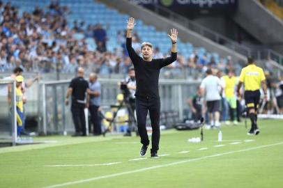  PORTO ALEGRE, RS, BRASIL - 28/01/2019 - Grêmio recebe o Juventude na Arena do Grêmio pela terceira rodada do Gauchão 2019.Indexador: ISADORA NEUMANN