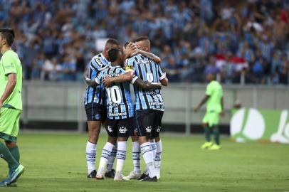  PORTO ALEGRE, RS, BRASIL - 28/01/2019 - Grêmio recebe o Juventude na Arena do Grêmio pela terceira rodada do Gauchão 2019.Indexador: ISADORA NEUMANN