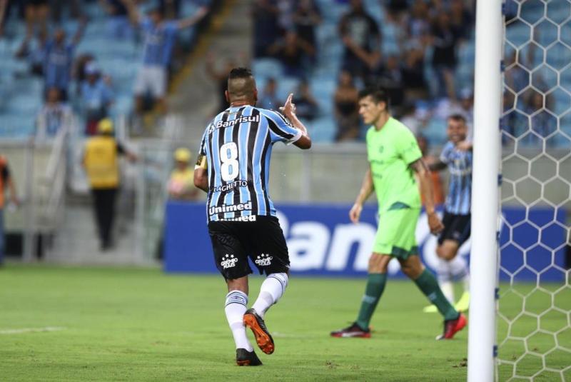  PORTO ALEGRE, RS, BRASIL - 28/01/2019 - Grêmio recebe o Juventude na Arena do Grêmio pela terceira rodada do Gauchão 2019.Indexador: ISADORA NEUMANN