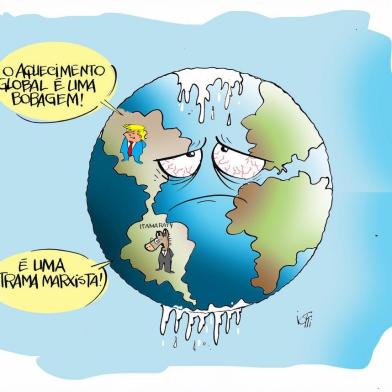 Charge de Iotti publicada em 30 de janeiro de 2018