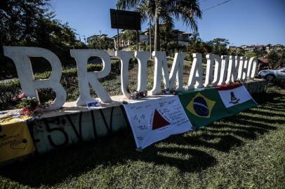  BRUMADINHO, MG, BRASIL - 2019.01.30 - Cidade de Brumadinho se manifesta após tragédia de barragem. (FOTOGRAFO: ANDRÉ ÁVILA / AGENCIA RBS)Indexador: Andre Avila