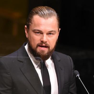  Leonardo DiCaprio speaks at the opening of the United Nations Climate Summit 2014 September 23, 2014 at the United Nations in New York. AFP PHOTO/Don EmmertEditoria: POLLocal: New YorkIndexador: DON EMMERTSecao: DiplomacyFonte: AFPFotógrafo: STF