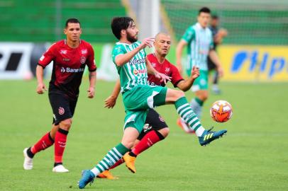  CAXIAS DO SUL, RS, BRASIL, 31/01/2019. Juventude x Brasil-Pe, jogo válido pela quarta rodada da primeira fase do Campeonato Gaúcho 2019, realizado no estádio Alfredo Jaconi. (Porthus Junior/Agência RBS)