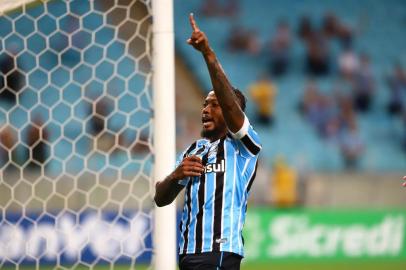  PORTO ALEGRE, RS, BRASIL - 31/01/2019 - Grêmio recebe o São Luiz na Arena do Grêmio pela quarta rodada do Gauchão 2019.