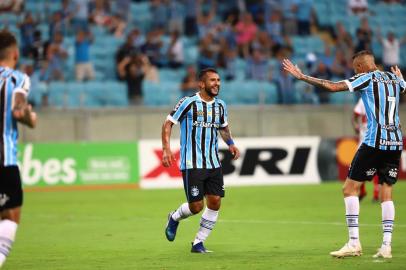  PORTO ALEGRE, RS, BRASIL - 31/01/2019 - Grêmio recebe o São Luiz na Arena do Grêmio pela quarta rodada do Gauchão 2019.