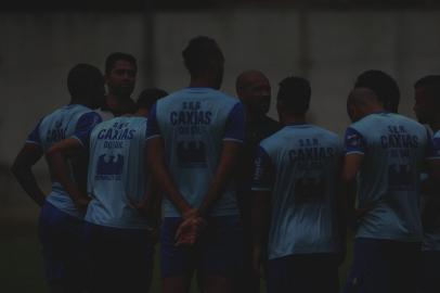  CAXIAS DO SUL, RS, BRASIL, 01/02/2019Treino do Caxias antes do jogo contra o Grêmio em casa. (Lucas Amorelli/Agência RBS)