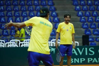  João Zwetsch e Thiago Monteiro na Copa Davis