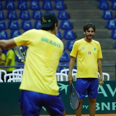  João Zwetsch e Thiago Monteiro na Copa Davis