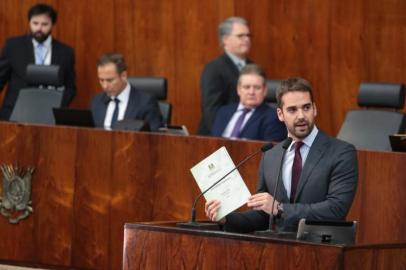  * FOTOS EM BAIXA RESOLUÇÃO*PORTO ALEGRE, RS, BRASIL, 05.02.2019. Governador Eduardo Leite na Assembleia Legislativa.Foto: FERNANDO GOMES/AGÊNCIA RBS