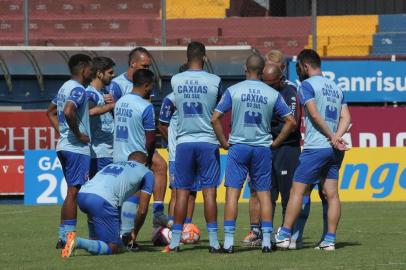  CAXIAS DO SUL, RS, BRASIL, 06/02/2019Treino SER Caxias, (Lucas Amorelli/Agência RBS)