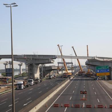 Bloqueio da freeway entre o quilômetro 94 e 95