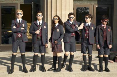 Cena da série The Umbrella Academy, adaptação em quadrinhos da Netflix