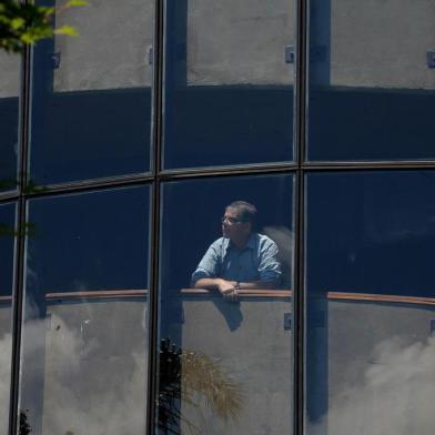  CAXIAS DO SUL, RS, BRASIL, 07/02/2019Tibiriçá Maineri, primeiro vereador surdo da história da câmara de Caxias do Sul. (Lucas Amorelli/Agência RBS)