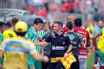  CAXIAS DO SUL, RS, BRASIL 10/02/2019Juventude x Internacional. Jogo realizado no estádio Alfredo Jaconi em Caxias do Sul. Partida válida pelo Gauchão 2019. (Felipe Nyland/Agência RBS)