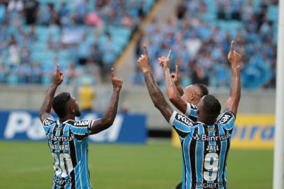  PORTO ALEGRE, RS, BRASIL - 10/02/2019 - Grêmio recebe o Avenida na Arena do Grêmio pela sexta rodada do Gauchão 2019.