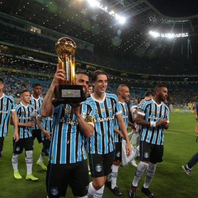  PORTO ALEGRE, RS, BRASIL - 10/02/2019 - Grêmio recebe o Avenida na Arena do Grêmio pela sexta rodada do Gauchão 2019.