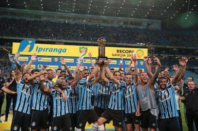  PORTO ALEGRE, RS, BRASIL - 10/02/2019 - Grêmio recebe o Avenida na Arena do Grêmio pela sexta rodada do Gauchão 2019.