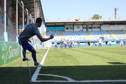  Treino 8 de fevereiro de 2019, Preparação para Gauchão, Estádio Passo d'Areia.Crédito: Eduardo Torres Divulgação/EC São José