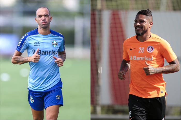 Lucas Uebel (Grêmio) / e Andre Avila (Agencia RBS)