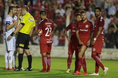  VERANOPOLIS, RS, BRASIL - 30/01/2019 - Veranopolis e Inter se enfrentam no Antonio David Farina pela quarta rodada do Gauchão 2019.