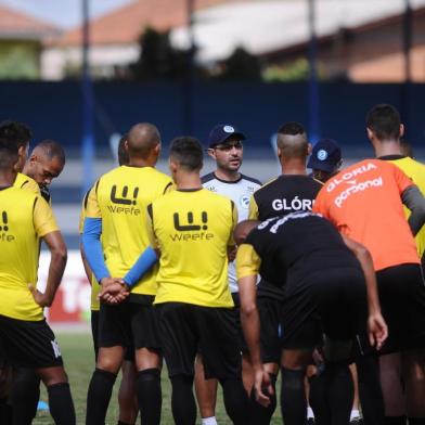  VACARIA, RS, BRASIL (14/02/2019)Time do Glória se prepara para divisão de aceso. (Antonio Valiente/Agência RBS)