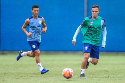 grêmio, pepê, darlan, treino