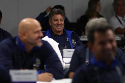 O técnico do Grêmio, Renato Portaluppi, participa do curso de licença A na CBF