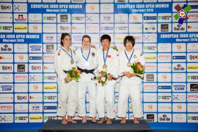 Rafaela Silva e Mayra Aguiar são prata, e Brasil leva seis medalhas no Aberto de Oberwart de judô